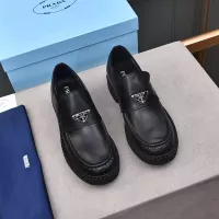 $100.00 USD Prada Leather Shoes For Women #1284426