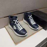 $102.00 USD Prada High Top Shoes For Men #1284682