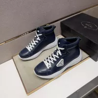 $102.00 USD Prada High Top Shoes For Men #1284682