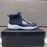 $102.00 USD Prada High Top Shoes For Men #1284682