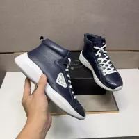 $102.00 USD Prada High Top Shoes For Men #1284682