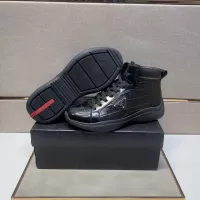 $102.00 USD Prada High Top Shoes For Men #1284685
