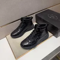 $102.00 USD Prada High Top Shoes For Men #1284685