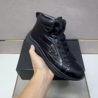 $102.00 USD Prada High Top Shoes For Men #1284685