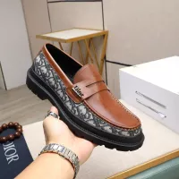 $125.00 USD Christian Dior Leather Shoes For Men #1285329
