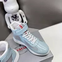 $122.00 USD Prada High Top Shoes For Women #1285544