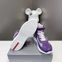 $122.00 USD Prada High Top Shoes For Women #1285552