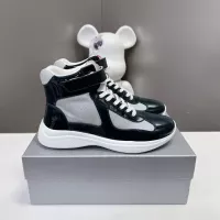 $122.00 USD Prada High Top Shoes For Women #1285556