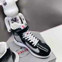 $122.00 USD Prada High Top Shoes For Women #1285556