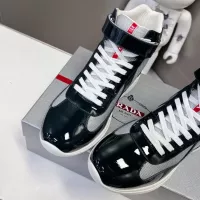 $122.00 USD Prada High Top Shoes For Women #1285556