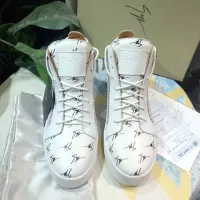 $98.00 USD Giuseppe Zanotti High Tops Shoes For Women #1285577