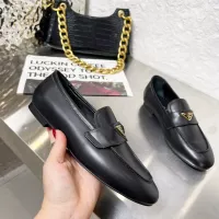 $102.00 USD Prada Leather Shoes For Women #1286196