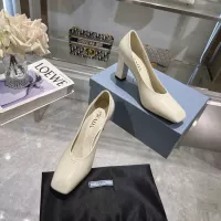 $100.00 USD Prada High-heeled Shoes For Women #1286258