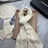 $72.00 USD Chanel Hat and Scarf and Glove Set #1288060