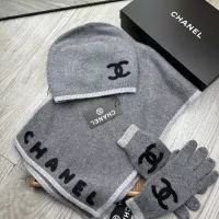 $72.00 USD Chanel Hat and Scarf and Glove Set #1288061