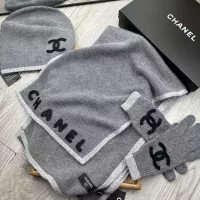 $72.00 USD Chanel Hat and Scarf and Glove Set #1288061