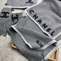 $72.00 USD Chanel Hat and Scarf and Glove Set #1288061