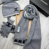 $72.00 USD Chanel Hat and Scarf and Glove Set #1288061