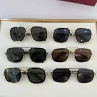$64.00 USD Cartier AAA Quality Sunglassess #1288356