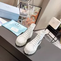 $82.00 USD Prada High Top Shoes For Women #1289259