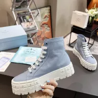 $82.00 USD Prada High Top Shoes For Women #1289261