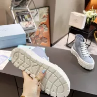 $82.00 USD Prada High Top Shoes For Women #1289261