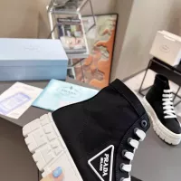 $82.00 USD Prada High Top Shoes For Women #1289263
