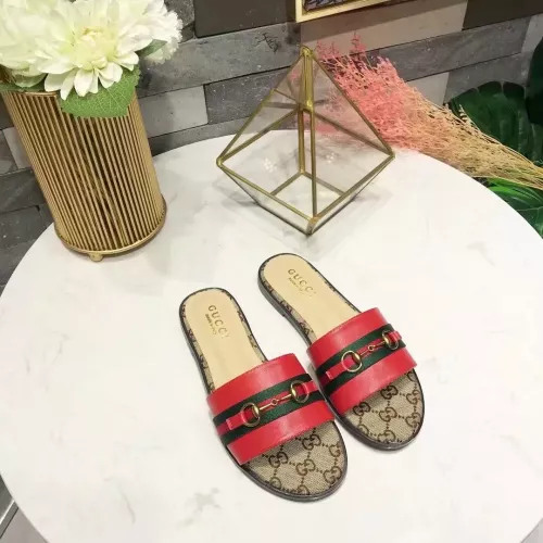 Gucci Slippers For Women #1293042 $56.00 USD, Wholesale Replica Gucci Slippers