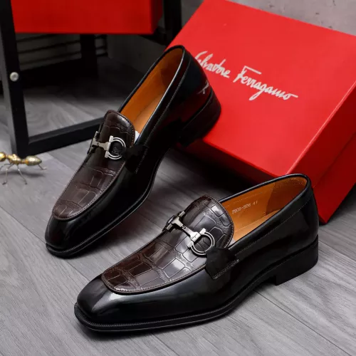 Salvatore Ferragamo Leather Shoes For Men #1293140 $85.00 USD, Wholesale Replica Salvatore Ferragamo Leather Shoes