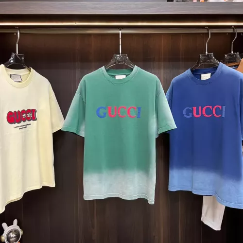Gucci T-Shirts Short Sleeved For Unisex #1295577 $76.00 USD, Wholesale Replica Gucci T-Shirts