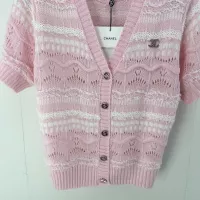 $88.00 USD Chanel Sweaters Short Sleeved For Women #1291121