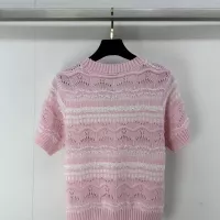 $88.00 USD Chanel Sweaters Short Sleeved For Women #1291121