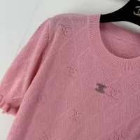 $80.00 USD Chanel Sweaters Short Sleeved For Women #1291127