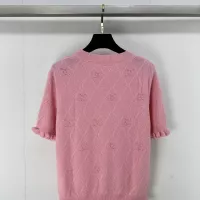$80.00 USD Chanel Sweaters Short Sleeved For Women #1291127