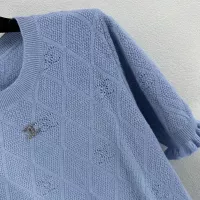 $80.00 USD Chanel Sweaters Short Sleeved For Women #1291128