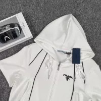 $88.00 USD Prada Tracksuits Short Sleeved For Women #1291509