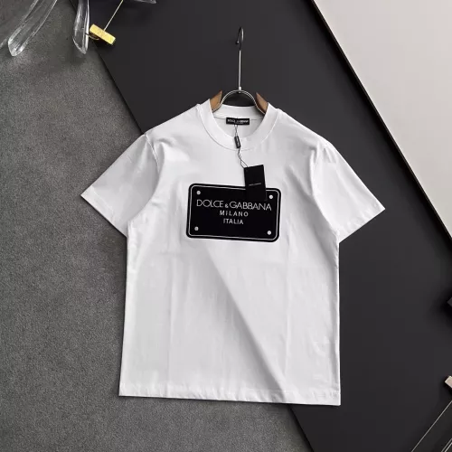 Dolce &amp; Gabbana D&amp;G T-Shirts Short Sleeved For Unisex #1298630 $72.00 USD, Wholesale Replica Dolce &amp; Gabbana D&amp;G T-Shirts