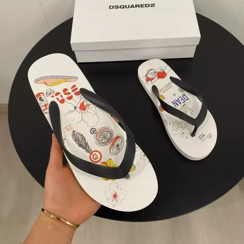 Dsquared Slippers For Women #1303087 $48.00 USD, Wholesale Replica Dsquared Slippers