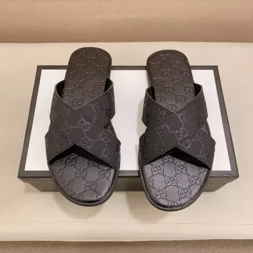 Gucci Slippers For Men #1303382 $45.00 USD, Wholesale Replica Gucci Slippers