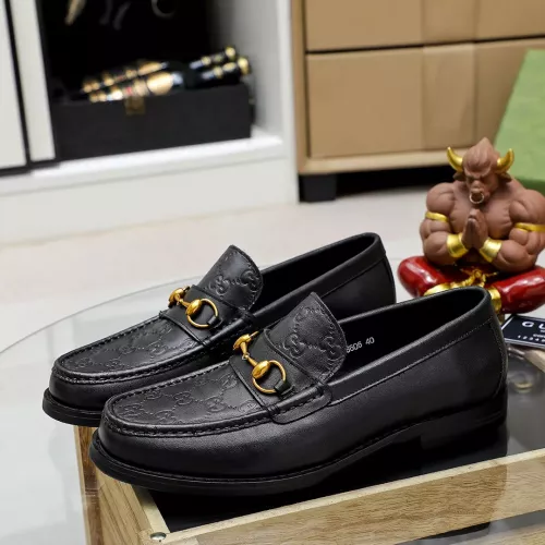 Replica Gucci Oxfords Shoes For Men #1303884 $88.00 USD for Wholesale