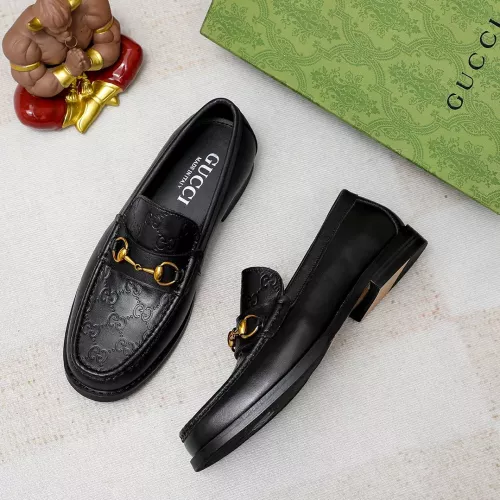 Replica Gucci Oxfords Shoes For Men #1303884 $88.00 USD for Wholesale