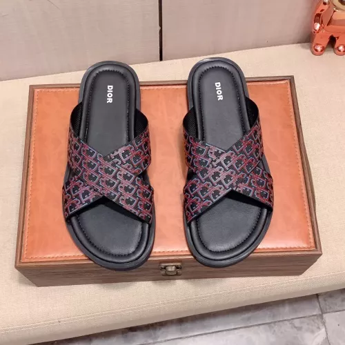 Christian Dior Slippers For Men #1303948 $45.00 USD, Wholesale Replica Christian Dior Slippers