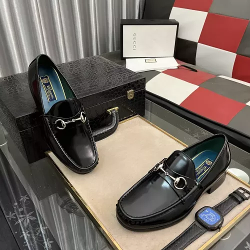 Replica Gucci Oxfords Shoes For Men #1303968 $92.00 USD for Wholesale