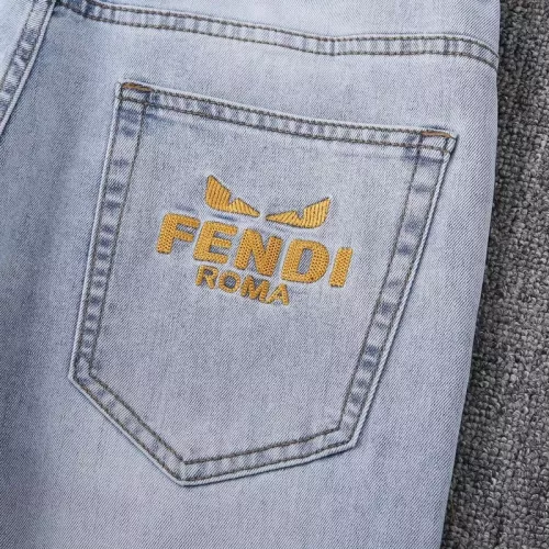 Replica Fendi Jeans For Men #1304227 $52.00 USD for Wholesale