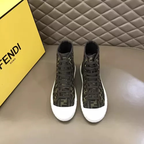 Replica Fendi High Tops Casual Shoes For Men #1304469 $76.00 USD for Wholesale