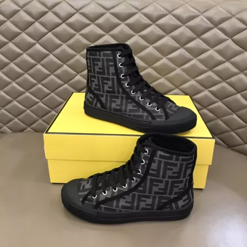 Fendi High Tops Casual Shoes For Men #1304470 $76.00 USD, Wholesale Replica Fendi High Tops Casual Shoes