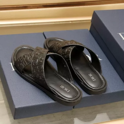Replica Christian Dior Slippers For Men #1304574 $72.00 USD for Wholesale