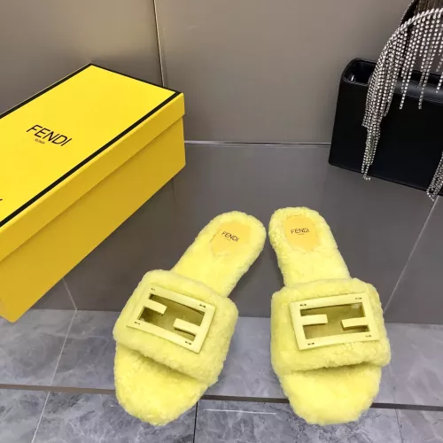 Fendi Slippers For Women #1304655 $100.00 USD, Wholesale Replica Fendi Slippers