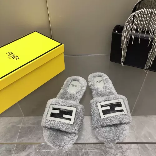 Fendi Slippers For Women #1304657 $100.00 USD, Wholesale Replica Fendi Slippers