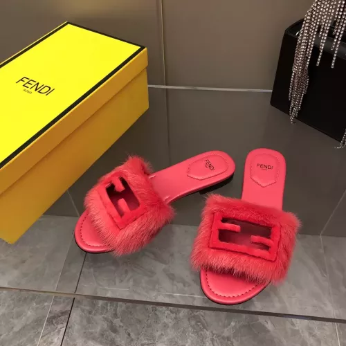 Fendi Slippers For Women #1304662 $118.00 USD, Wholesale Replica Fendi Slippers
